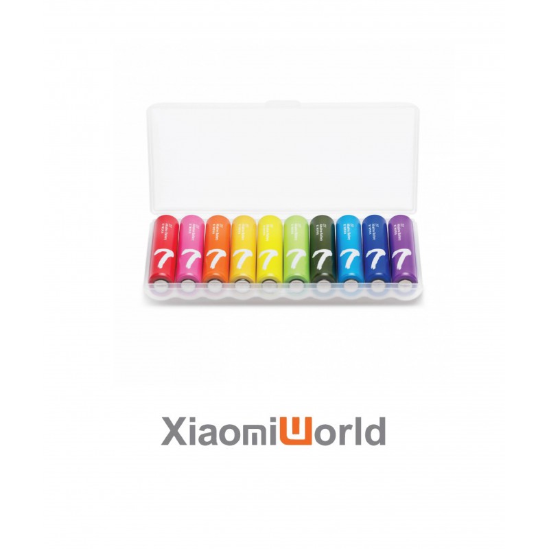 Pin tiểu cầu vồng Xiaomi Rainbow Battery ZI7 AAA (10 cục pin)