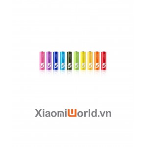 Pin tiểu cầu vồng Xiaomi Rainbow Battery AA ZI5 (10 cục)