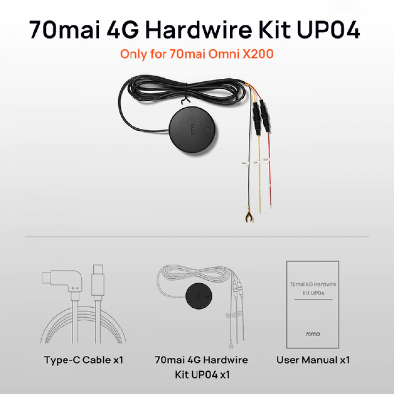 Bộ Kit 4G Cho Camera Hành Trình 70mai OMNI Hardwire Kit UP04